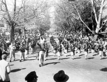 HHS Band on parade 1953